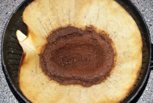 Kaffeesatz in normaler Filterkaffeemaschine